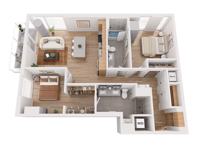Unit 2207 2207 floor plan